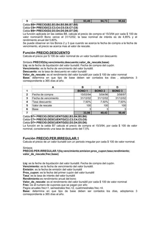 Excel financiero en word