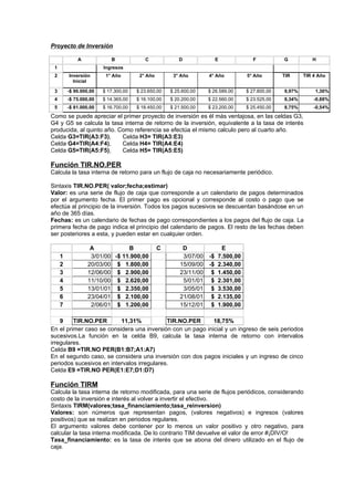 Excel financiero en word