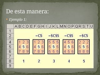  Ejemplo 1:
De esta manera:
 