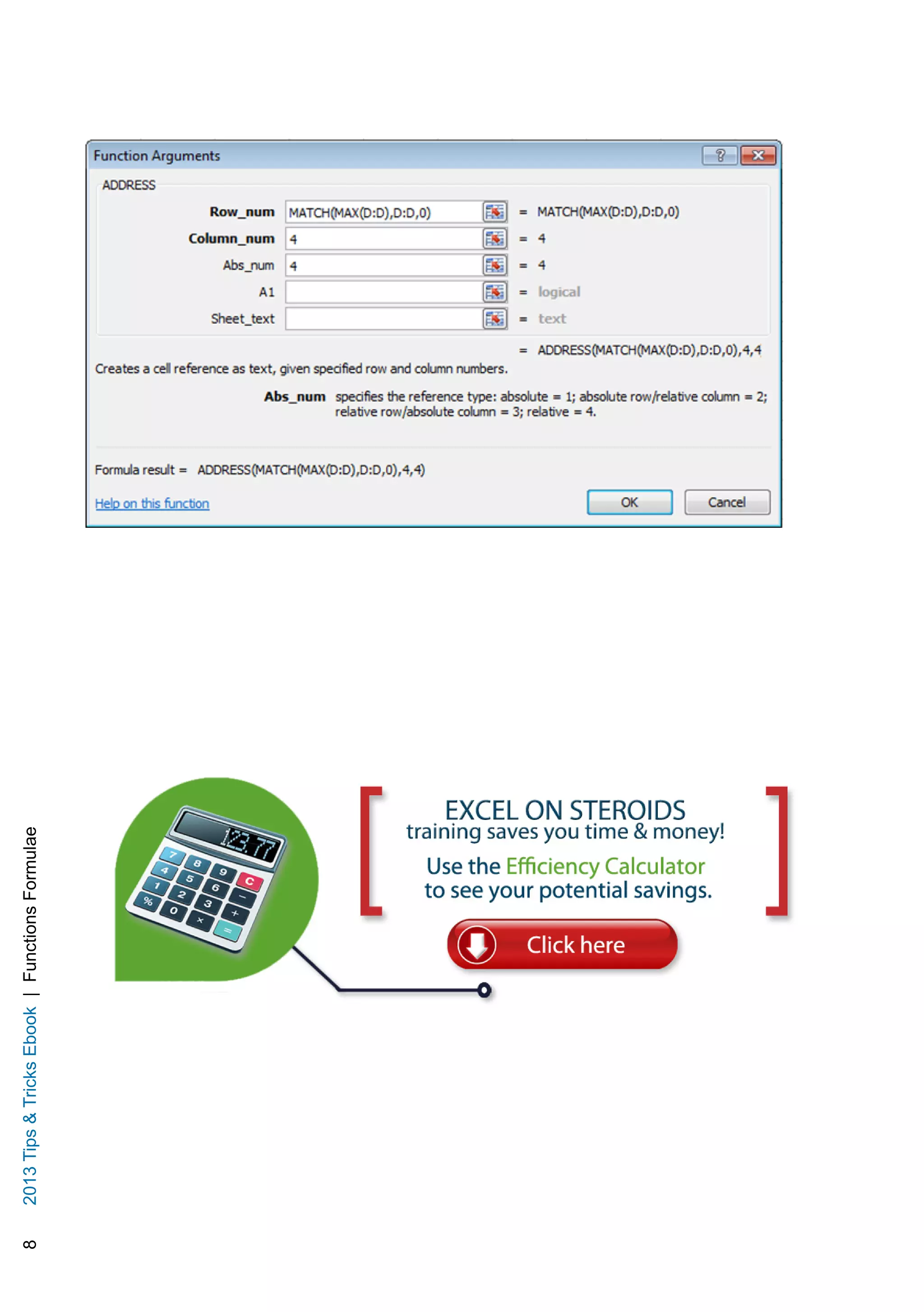82013TipsTricksEbook|FunctionsFormulae
 