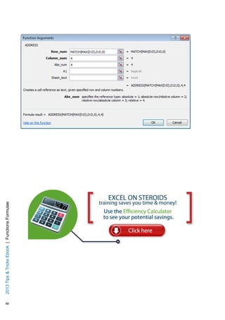 82013TipsTricksEbook|FunctionsFormulae
 