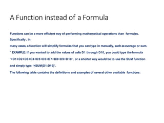Useful Excel Functions & Formula Used everywhere.pptx