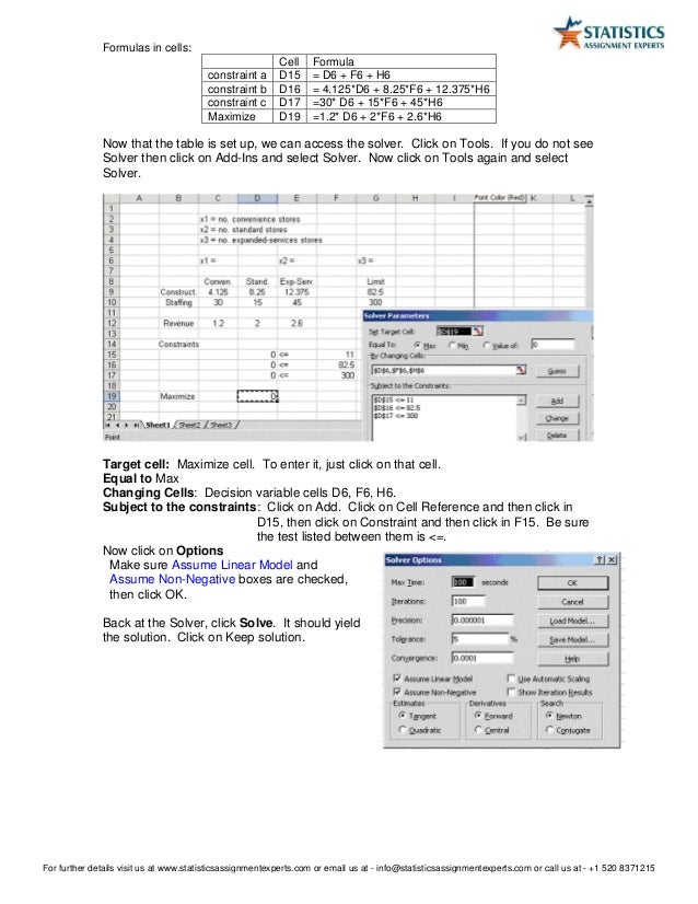 excel homework help excel homework