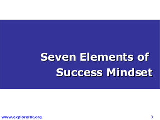 Success Mindset | PPT