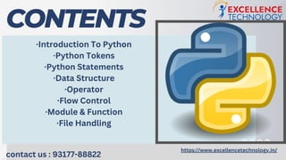 Python Course In Chandigarh | PPT