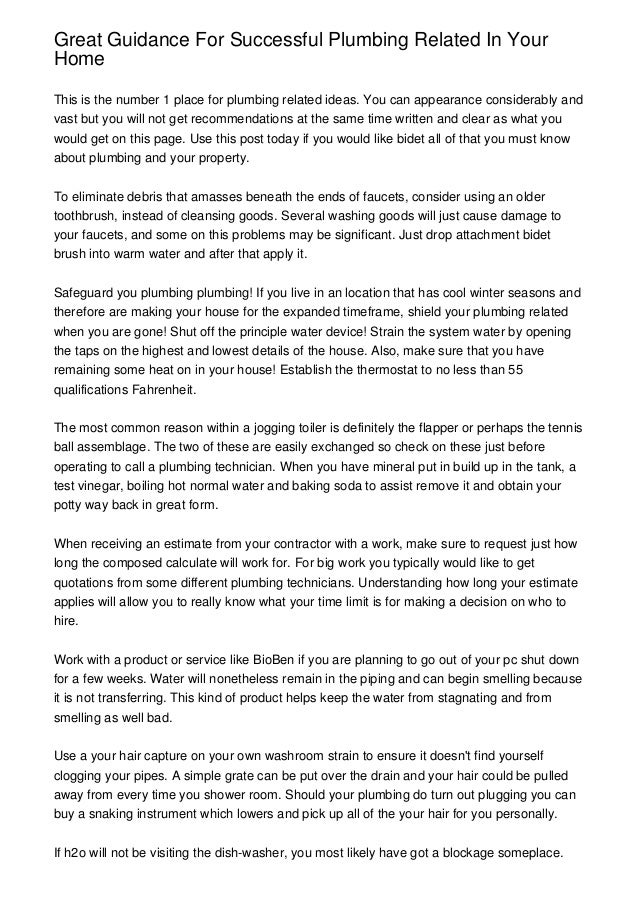 great guidance for successful plumbing related in your home plumbing quotations