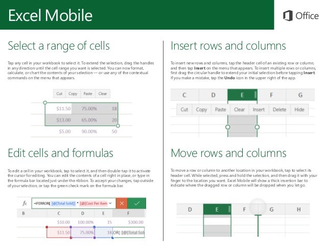 excel mobile