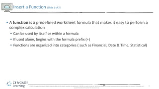 Excel module 2 ppt presentation | PPTX