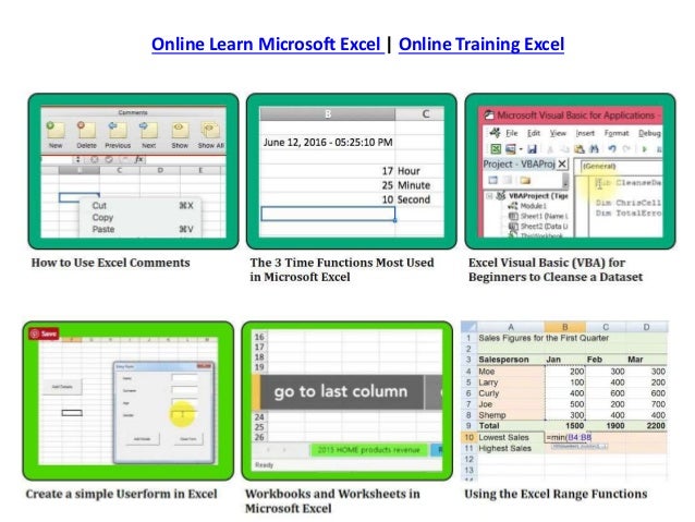 How do you learn the basics of Microsoft Excel?