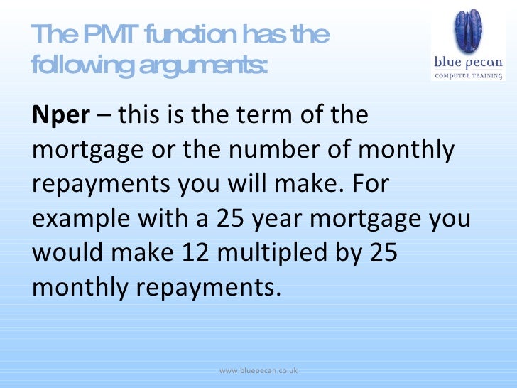 mortgage formula
