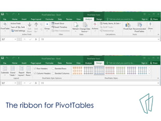 Ms Excel 2019 Pivot Tables Notes PP.pptx