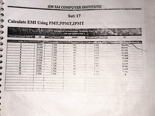 f:
~
~
~i,
t
.,
,
~
t
,
►
r
t
I
OM SAi COMPUTER INSTI,!E,!E_............__ d t i i a f - - - . • M
._,
Set: 17
Calculate EMI Using P1"1T,PP11T,IP.l1T
I
--+---- ------ ....--
,._~~~•:~111 .
i -:·4
''
---·
 