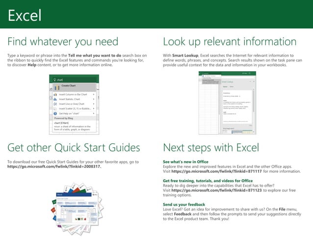 Excel Quick Start Guide | PDF