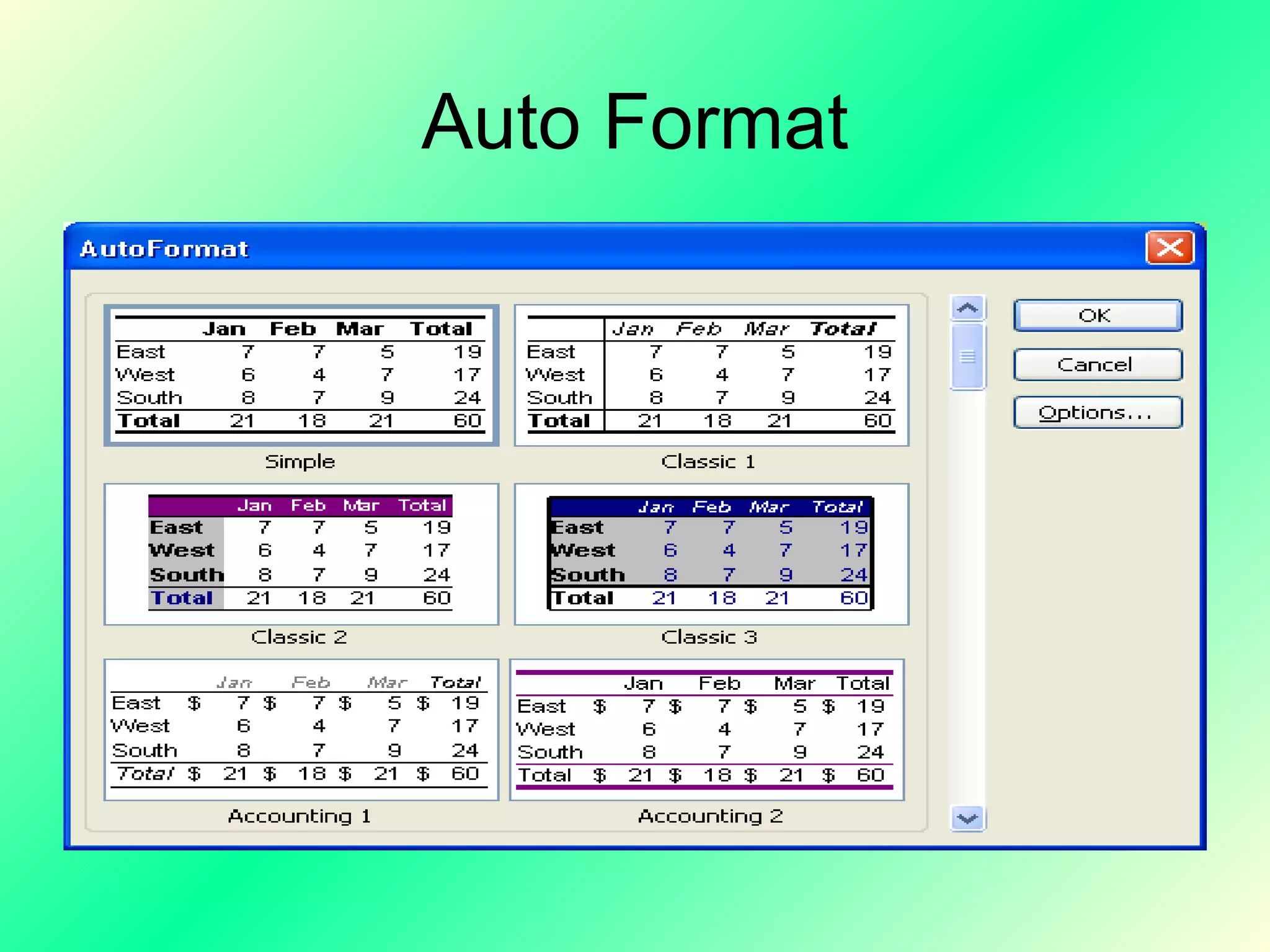 Auto Format 