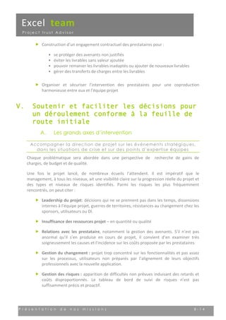 Excel Team   Présentation des Offres