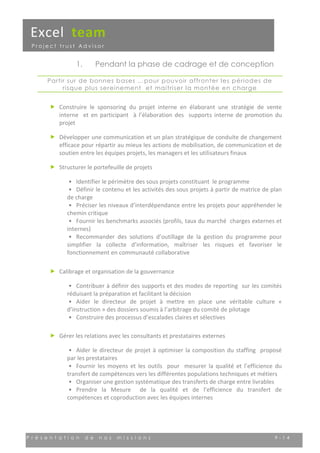 Excel Team   Présentation des Offres