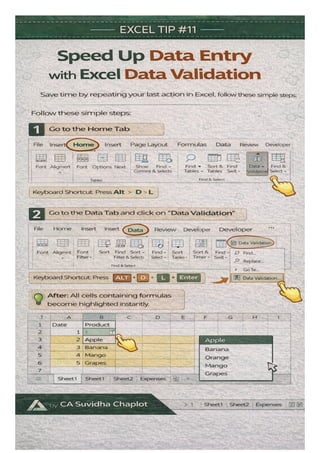 "Excel Tips 11 to 20: Advanced Techniques to Master Excel Like a Pro ...