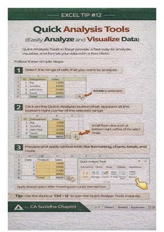 "Excel Tips 11 to 20: Advanced Techniques to Master Excel Like a Pro ...