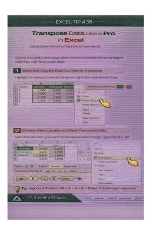 "Excel Tips 31 to 40: Master Advanced Excel Features and Boost Your Workflow" PART 4