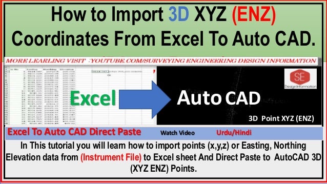 import points to autocad import points to autocad