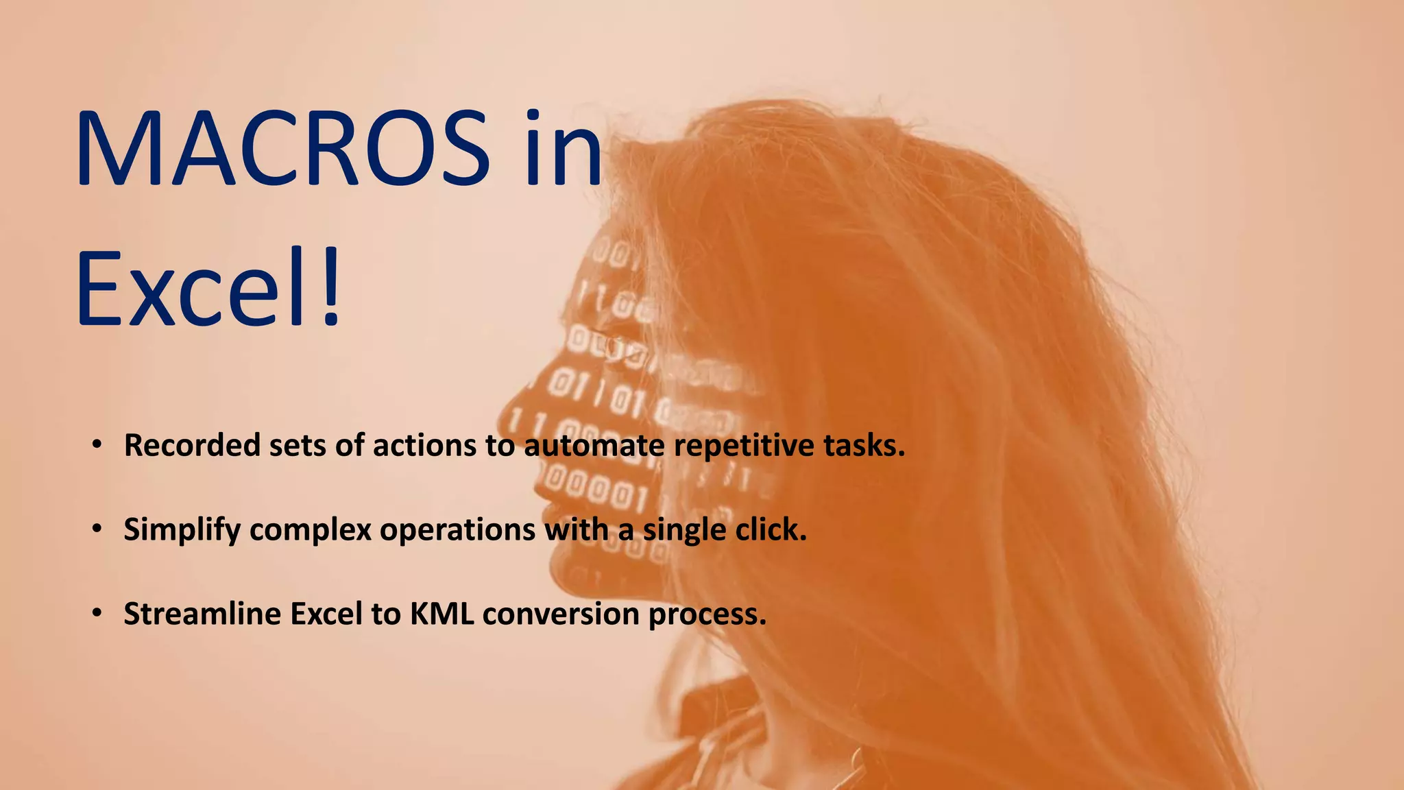 Excel to kml in just few clicks using ai ppt