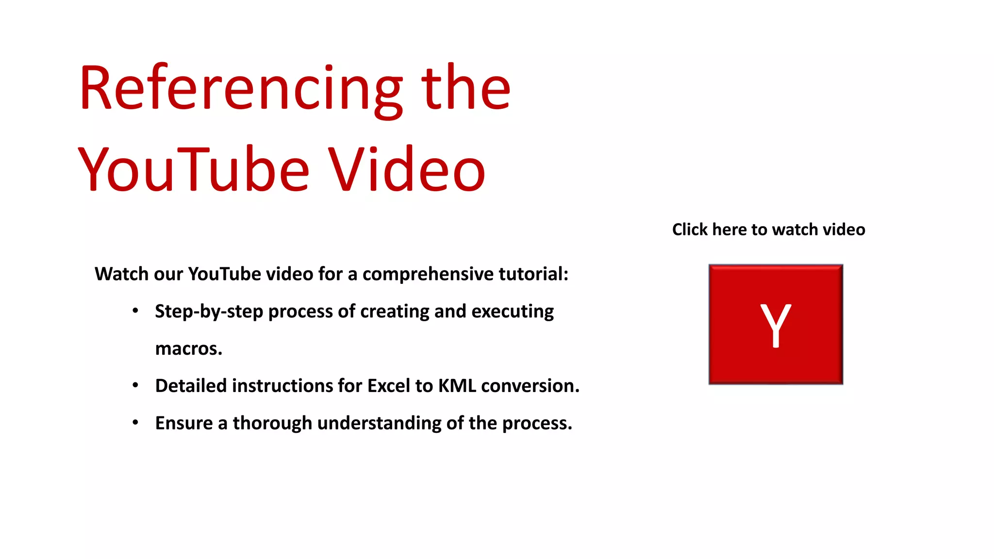 Excel to kml in just few clicks using ai ppt