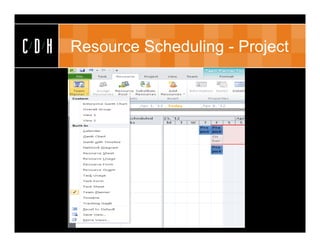 CDH   Resource Scheduling - Project
 