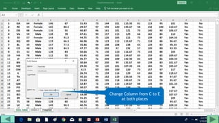 Change Column from C to E
at both places
 