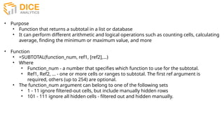 Data analysis using advance escel and SQL | PPTX