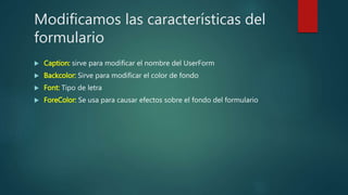 Excel y visual basic | PPTX