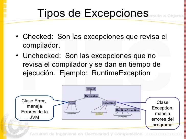 Excepciones en java