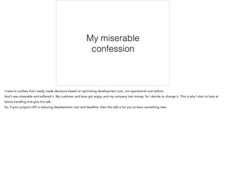 My confession
 
