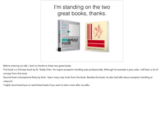 I’m standing on the two
great books, thanks.
 