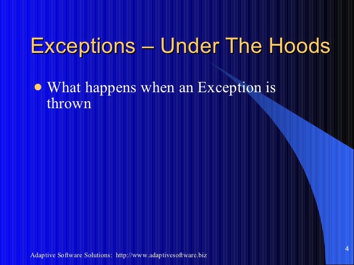 Exception Handling In Java