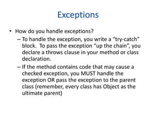 exception-handling-in-java.ppt unit 2 | PPT