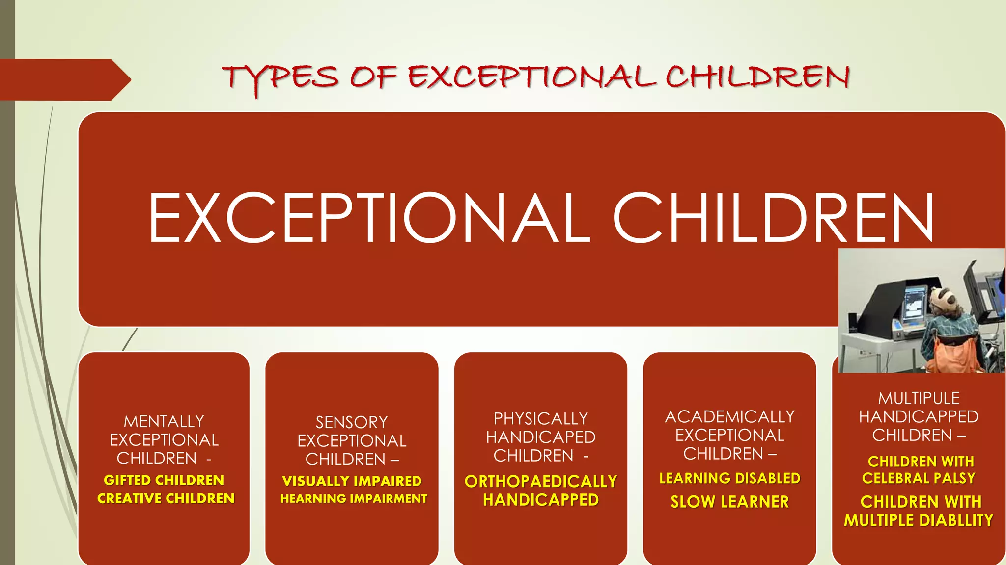 Exceptional children psychology priyanka | PPTX