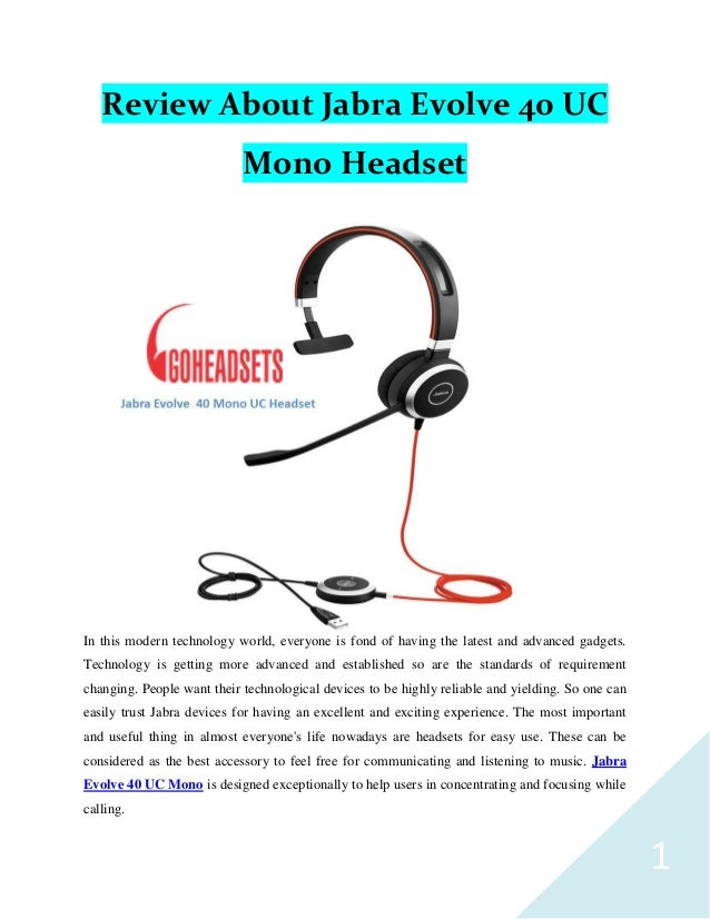 jabra evolve 40 uc duo headset with 3.5 mm jack