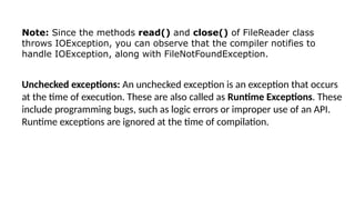 Comprehensive Guide to Exception Handling in Java Programming | PPTX