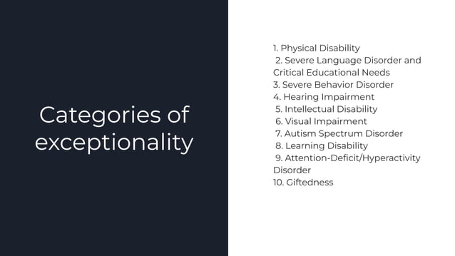 Exceptionality (1).pdf | Brain and Nervous System Disorders | Diseases ...