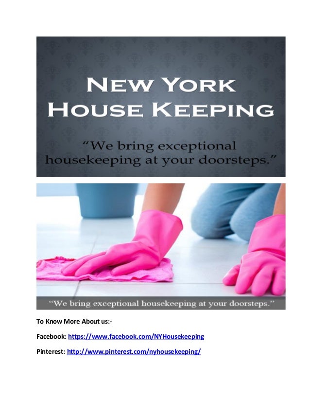 Exceptional ny housekeeping at your doorsteps
