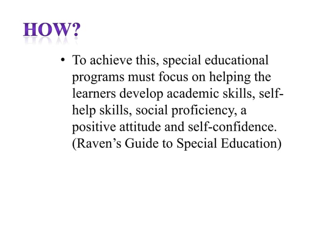 Special Education