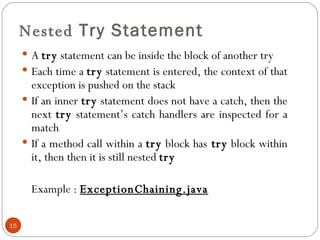Exception handling | PPT