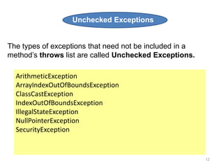 Exception handling | PPTX
