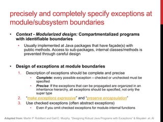 Exception handling | PDF