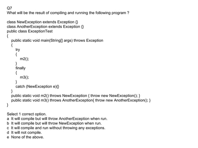 Exception handling | PPT