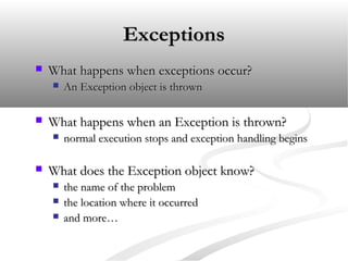 Exception handling | PPT