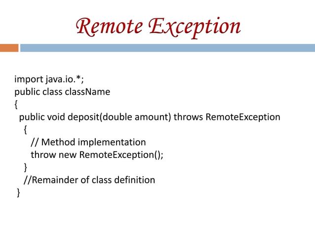 Exception handling in Java | PPT