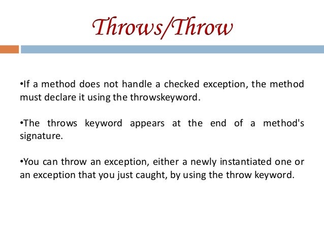 exception handling in java 10 638