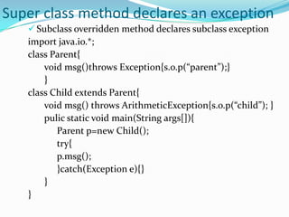 Exception Handling | PPTX | Programming Languages | Computing