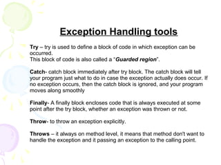 Exception handling | PPT